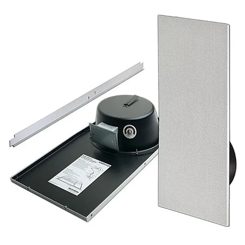 Bogen CSD1X2VRCA Drop-in Ceiling Mounted Speaker with Recessed Volume Control, Pair, Bright White