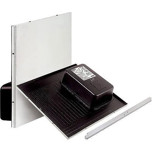 Bogen CSD2X2VRU Drop-In Ceiling Mounted Speaker with Back Can and Recessed Volume Control 70V, 25V, Pair, Bright White