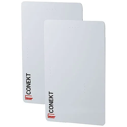 RCI CSM-2P Conekt Series 13.56 MHz High Security ISO Card, 25-Pack, Glossy white