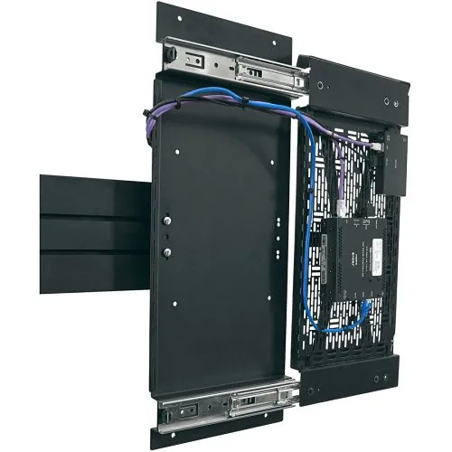 Chief CSSLP15X10 Proximity Component Storage Slide-Lock Panel, On-wall or Fusion Mount Extrusion, Black