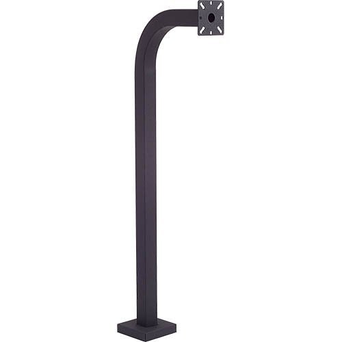 Pedestal Pro 42-9C-BLK 42" Gooseneck Pedestal, Black Powder Coated, 12" Neck Reach