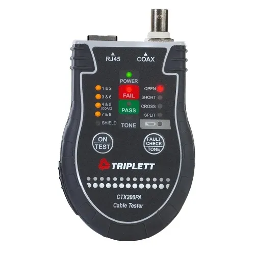 Triplett CTX200 Pocket CAT RJ45 and Coax Tester