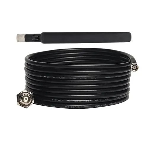 Telguard CTXL-12 5G LTE-M/LTE 12ft Antenna Adapter Cable (SMA-to-TNC) for TG-1 Express Series, includes Antenna