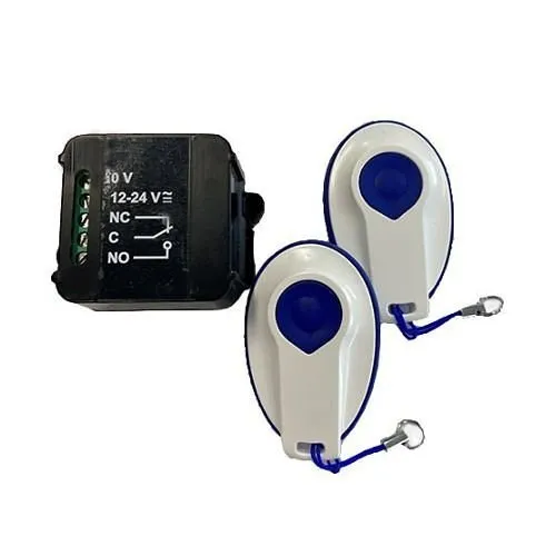 CDVI CUBEKIT Bluetooth Gate Remote Transmitter Kit, (1) RXCUBE and (2) RS1 1-Channel Remotes