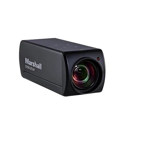 Marshall CV355-27X-IP 8.5MP IP (HEVC/SRT) Camera with 3G-SDI Box, 5.5-150mm Varifocal Lens, 27x Optical Zoom, 12x Digital Zoom