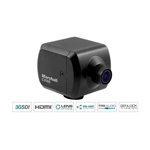 Marshall CV566 Micro Genlock Camera, 3GSDI/HDMI