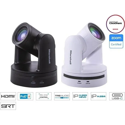 Marshall CV605U3W 5x HD60 USB-C/IP/HDMI PTZ Camera