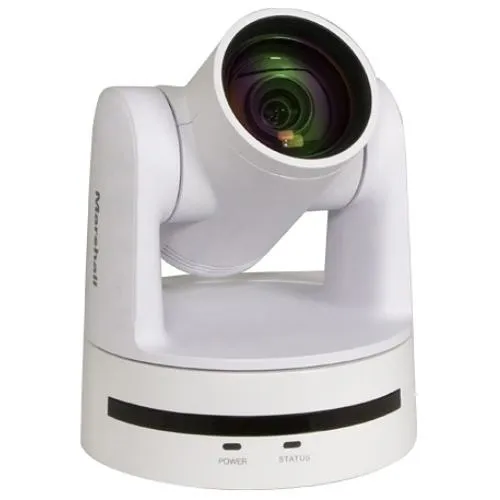 Marshall CV612-TWI Compact 12X Auto-Track PTZ Camera, 12X, White