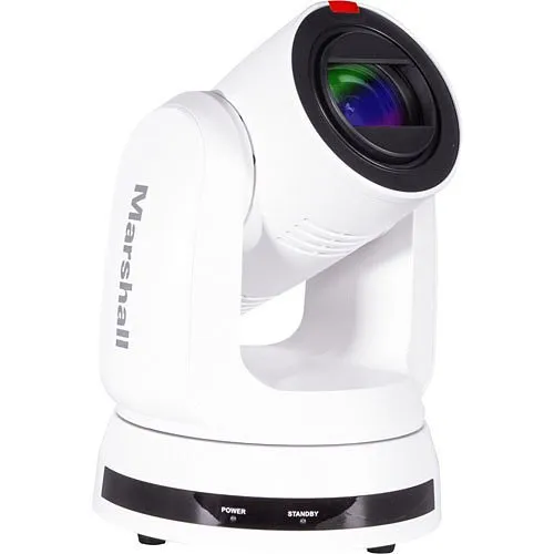 Marshall CV730-WH 8.5MP UHD 12G-SDI/HDMI2.0/IP PTZ Camera, 30x Optical Zoom, White