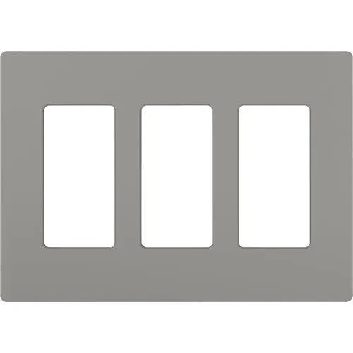 Lutron CW-3-GR CLARO Wallplate 3 Gang, Green