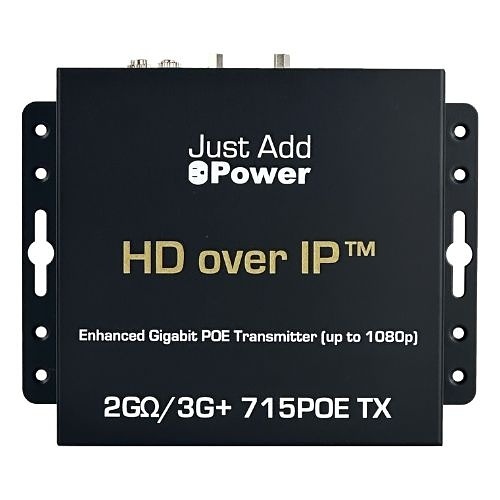 Just Add Power OM-715POE HD over IP Enhanced Gigabit Transmitter, 1080p, 30W PoE (Previous VBS-HDIP-715POE)