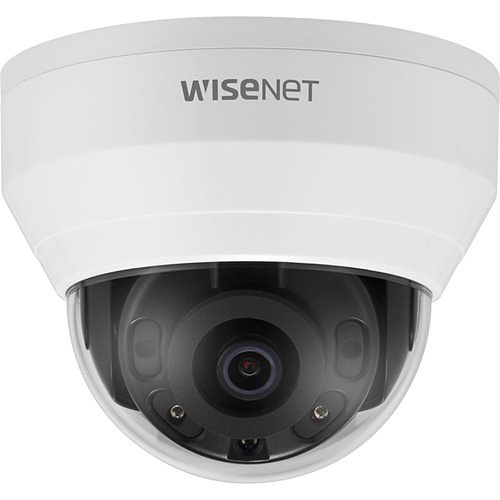Hanwha QND-8020R Wisenet Q-Series 5MP IR Dome Camera, 4mm Fixed Lens
