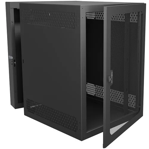 Middle Atlantic CWR-18-32VD CWR Swinging Rack, Wall Mounted, Vented Door, 32" Depth, 18U