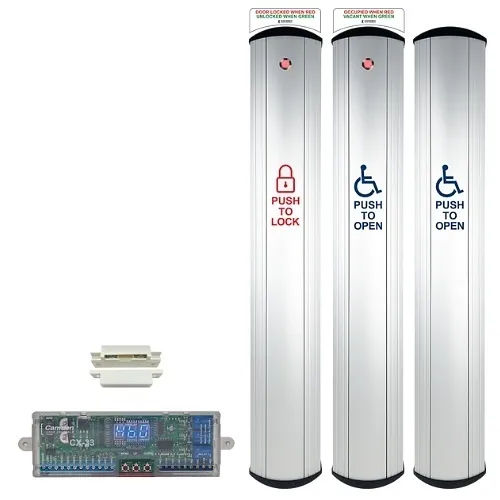 Camden CX-WC17 6" Wide Column Switch with LED Annunciator Restroom System Kit