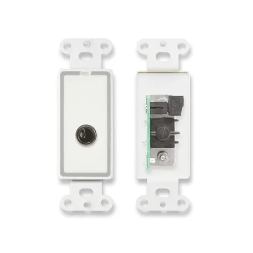 RDL D-1/4F 1/4" Phone Jack on Decora Wall Plate