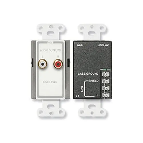 RDL D-A2 Line Output Assembly with Single or Dual Outputs from Mono Source