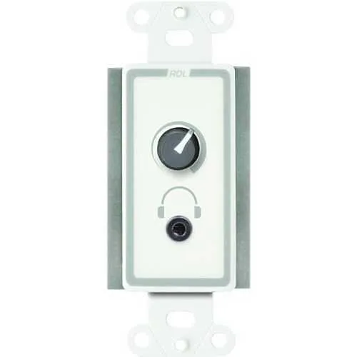 RDL D-HA1A Format-A Stereo Headphone Amplifier, Mini Jack, RJ45, White