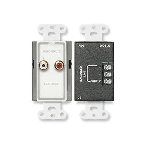 RDL D-J2 Line Input Assembly RCA Jacks, Terminal Block