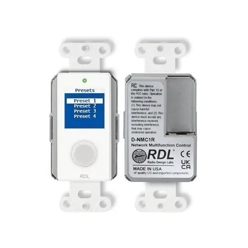 RDL D-NMC1R Network Remote Control with Screen