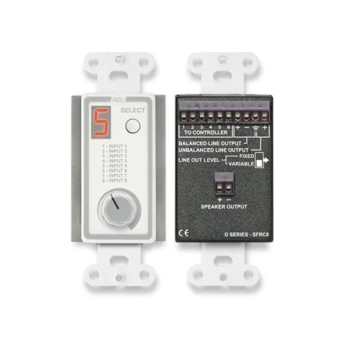 RDL D-SFRC8 Room Control Station with Source F