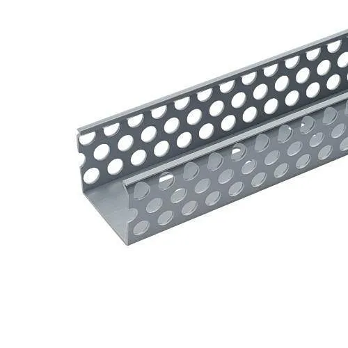 Panduit D1.5X4LG6 Round Hole Duct, 1.5"x4"x6' PVC, Light Gray