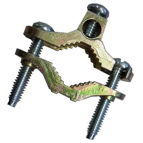 Bosch D167 Earth Ground Clamp, Diameter Range of 1.3-2.5cm (0.5-1")