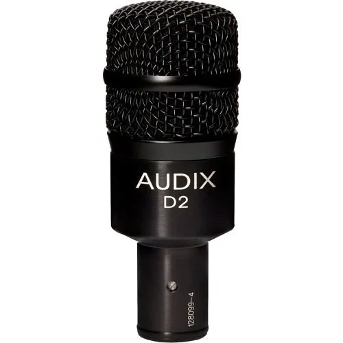 Audix D2 Professional Dynamic Instrument Microphone, Equipped with VLM Diaphragm ,Black