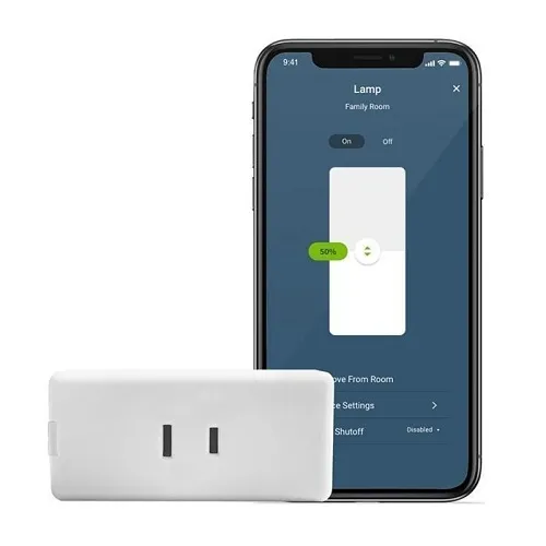 Leviton D23LP-1BW WH Decora Smart Wi-Fi Mini Plug