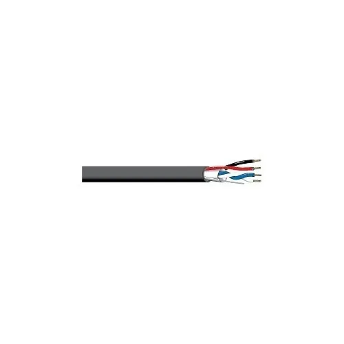 West Penn D25350BK1000 22-1 18/2 Media Control Cable, Shielded Unshielded, Plenum, 1000', Black