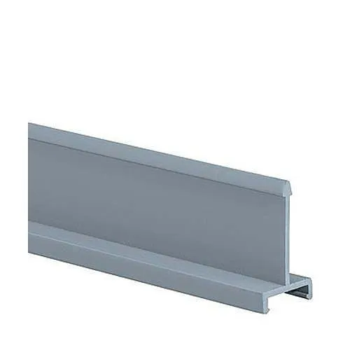 Panduit D2H6 Solid Duct Divider Wall, 2" High x 6' Long, Polyvinyl Chloride