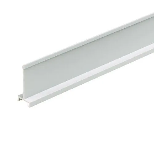 Panduit D4HWH6 Solid Duct Divider Wall, 4" High x 6' Long, Polyvinyl Chloride