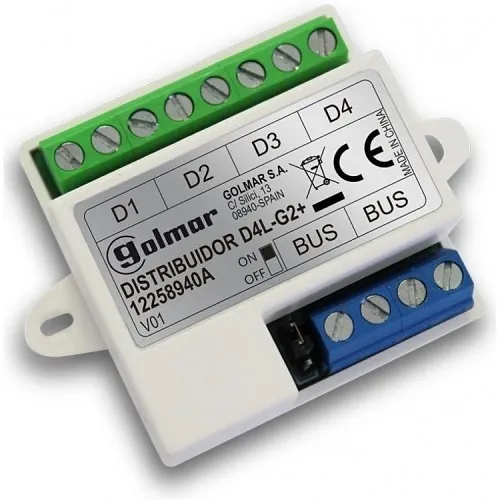 Alpha D4L-G2/SMALL 4-Way Floor Distributor for G2+ System