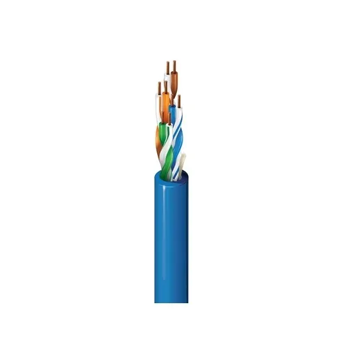 Belden D6UP 009U1000 CAT6 23/4-Pair Solid Premise Horizontal Plenum Cable, BC, CMP, U/UTP, 1000' UnReel, White