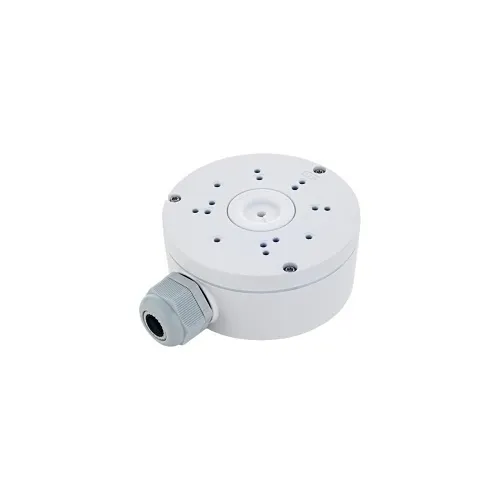 IDIS DA-JB140A Junction Box for Dome Cameras, Ã˜4.33" x 1.89", Aluminum and Plastic, White