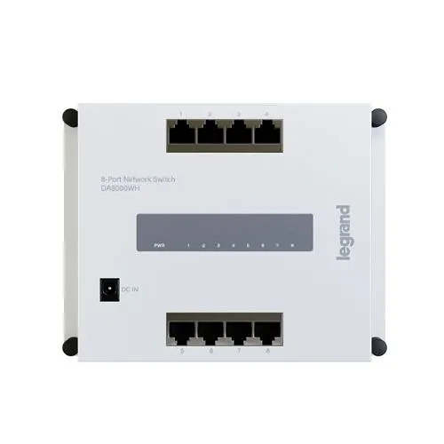 On-Q DA8000WH 8-Port Network Switch