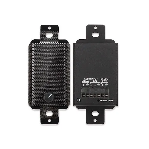 RDL DB-PSP1A Decora-Style Active Loudspeaker, Black