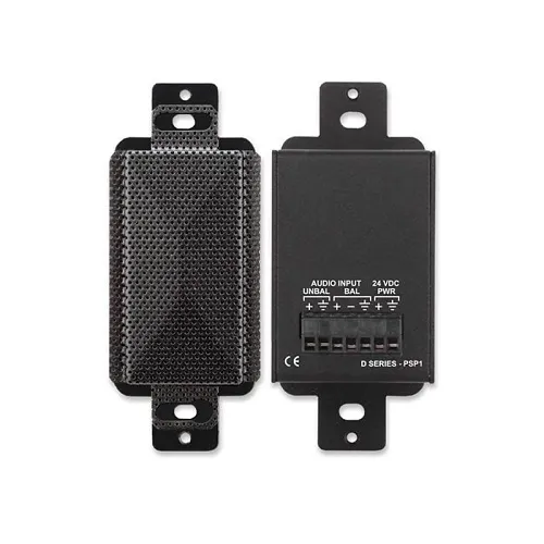 RDL DB-PSP1F Decora-Style Active Loudspeaker, Black