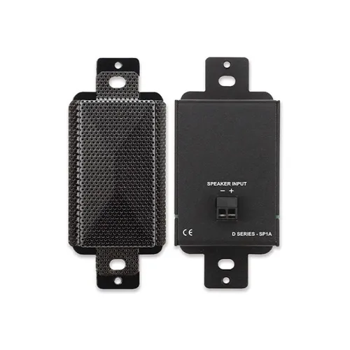 RDL DB-SP1A Surface Mount, Desktop, Wall Mountable Speaker, 2W RMS, Black