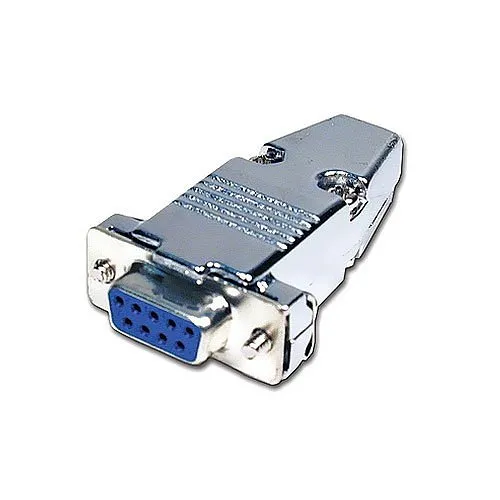 Comprehensive DB9F Female DE-9 Connector with Hood