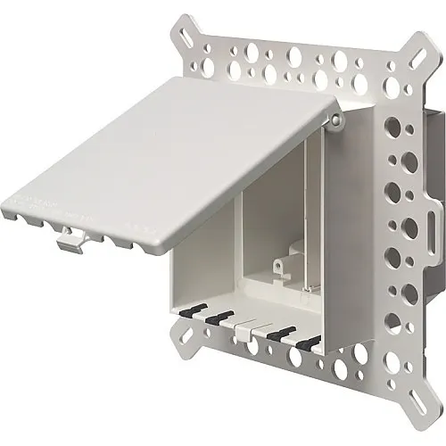 Arlington DBVM2W 2-Gang Vertical Low Profile Inbox, White