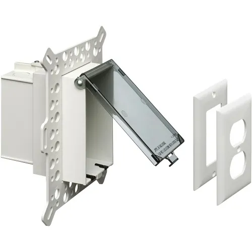 Arlington | DBVMA1C 1-Gang Low Profile Inbox for Foam Wall Systems, White