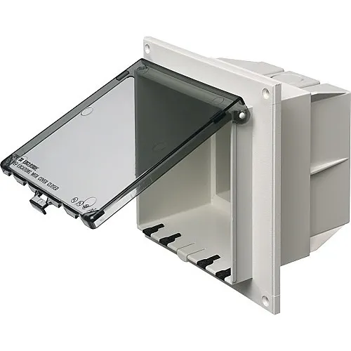 Arlington DBVR2C 2 Gang Low Profile In Box, Electrical Back Box