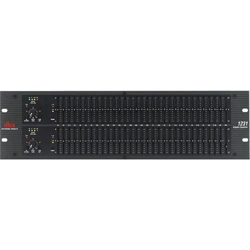 dbx DBX1231V 12 Series Dual 31 Band Graphic Equalizer