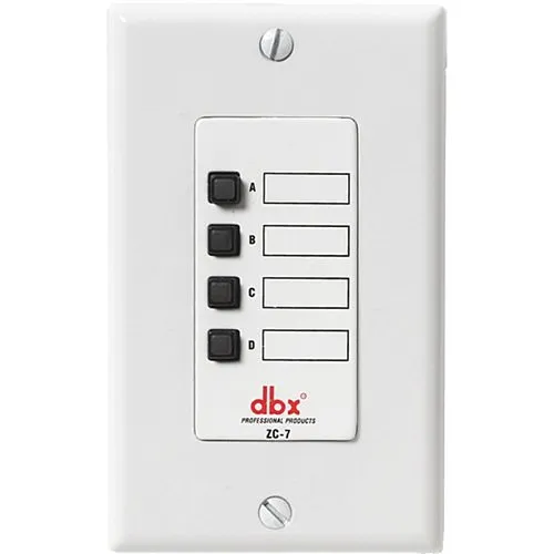 dbx ZC-7 Wall-Mounted Zone Controller
