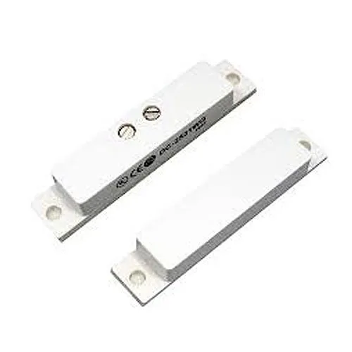 AI NEXT DC-2531 WG T AI NEXT DC-2531WG 1" Gap Surface Mount Magnetic Contact with Terminals, 18" Side Wire Leads, Self-Adhesive and Nail Mount, 2"L 3/8"D 1/4"W Brown