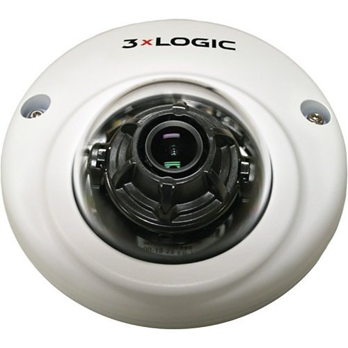 3xLOGIC VX-2A-IMD-X-AS VISIX 2MP Mini Dome IP Camera, 2.8mm Lens, White