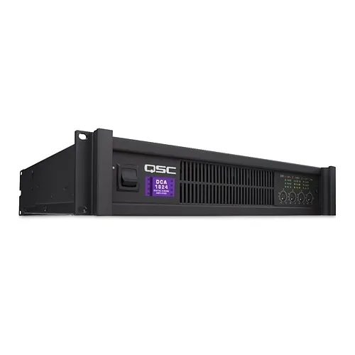QSC DCA 1824 4-Channel Digital Cinema Amplifier, 250W per Channel