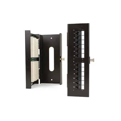 OCC DCC2488/110A5E-R Network Patch Panel, PP 24 Port A5E T568B/T568A
