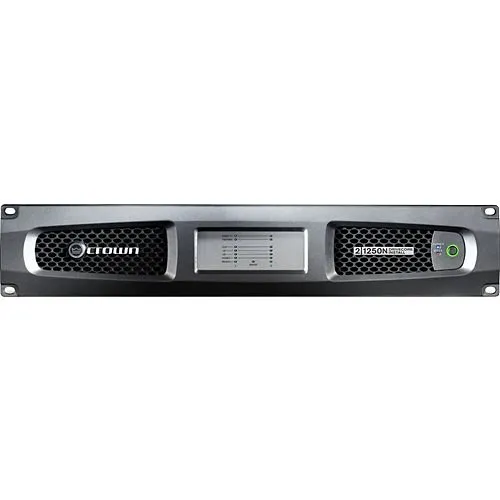 Crown DCI2X1250N-U-USFX DCi 2|1250N DriveCore 2-Channel Network Power Amplifier with BLU Link, 70V/100V 1250W at Ohm