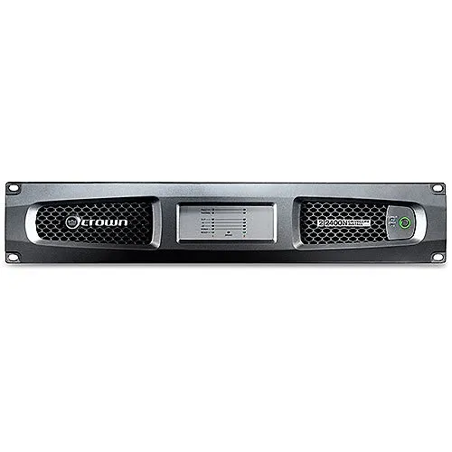 Crown DCI2X2400N-U-USFX DCi 2|2400N DriveCore 2-Channel 2400W at Ohm Network Power Amplifier with BLU Link, 70V/100V
